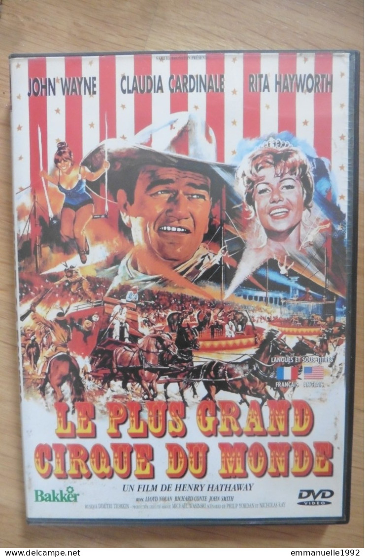 DVD Le Plus Grand Cirque Du Monde Henry Hathaway John Wayne Claudia Cardinale Rita Hayworth - Classiques