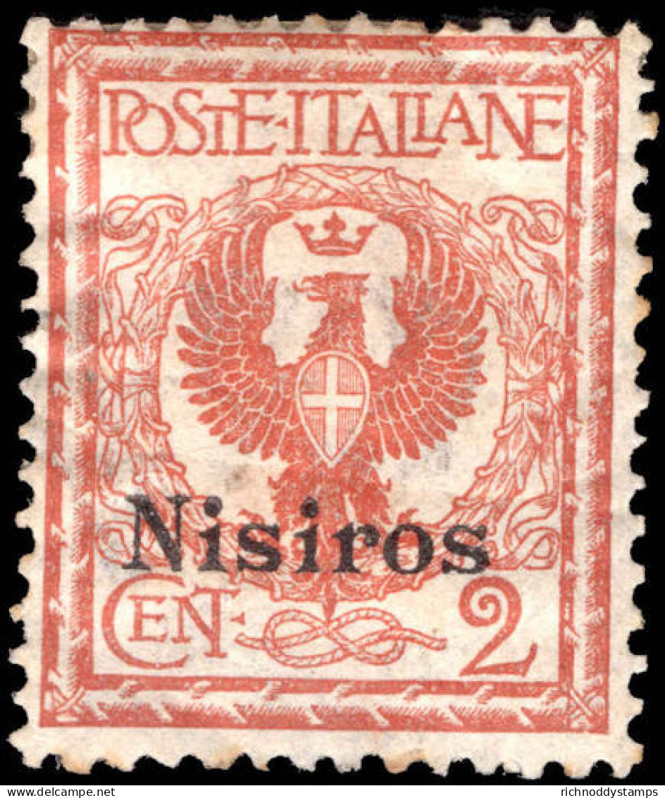 Nisiros 1912-21 2c Orange-brown Lightly Mounted Mint. - Aegean (Nisiro)