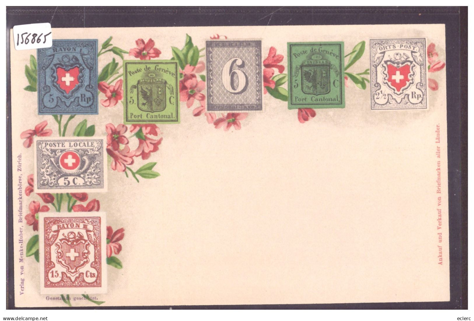 LES PREMIERS TIMBRES POSTE CANTONAUX - TB - St. Anton