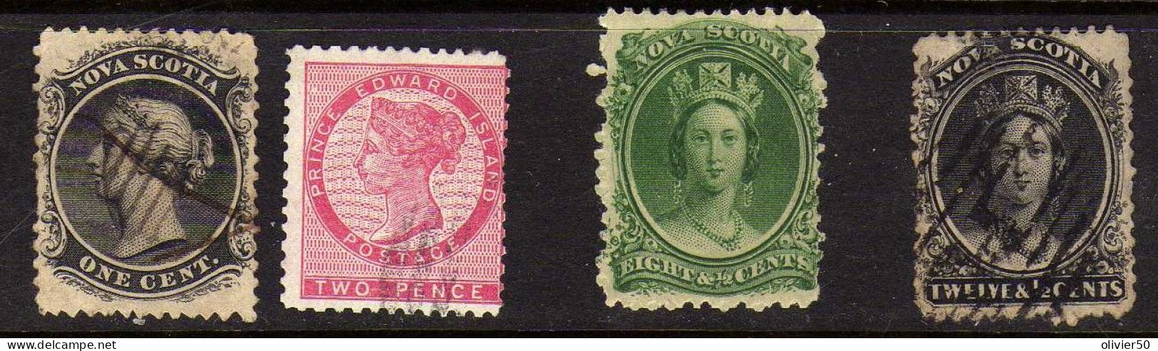 Nouvelle-Ecosse - Prince Edouard (1860-69) -  Victoria - Oblit  - Et Neuf* - MH - Unused Stamps