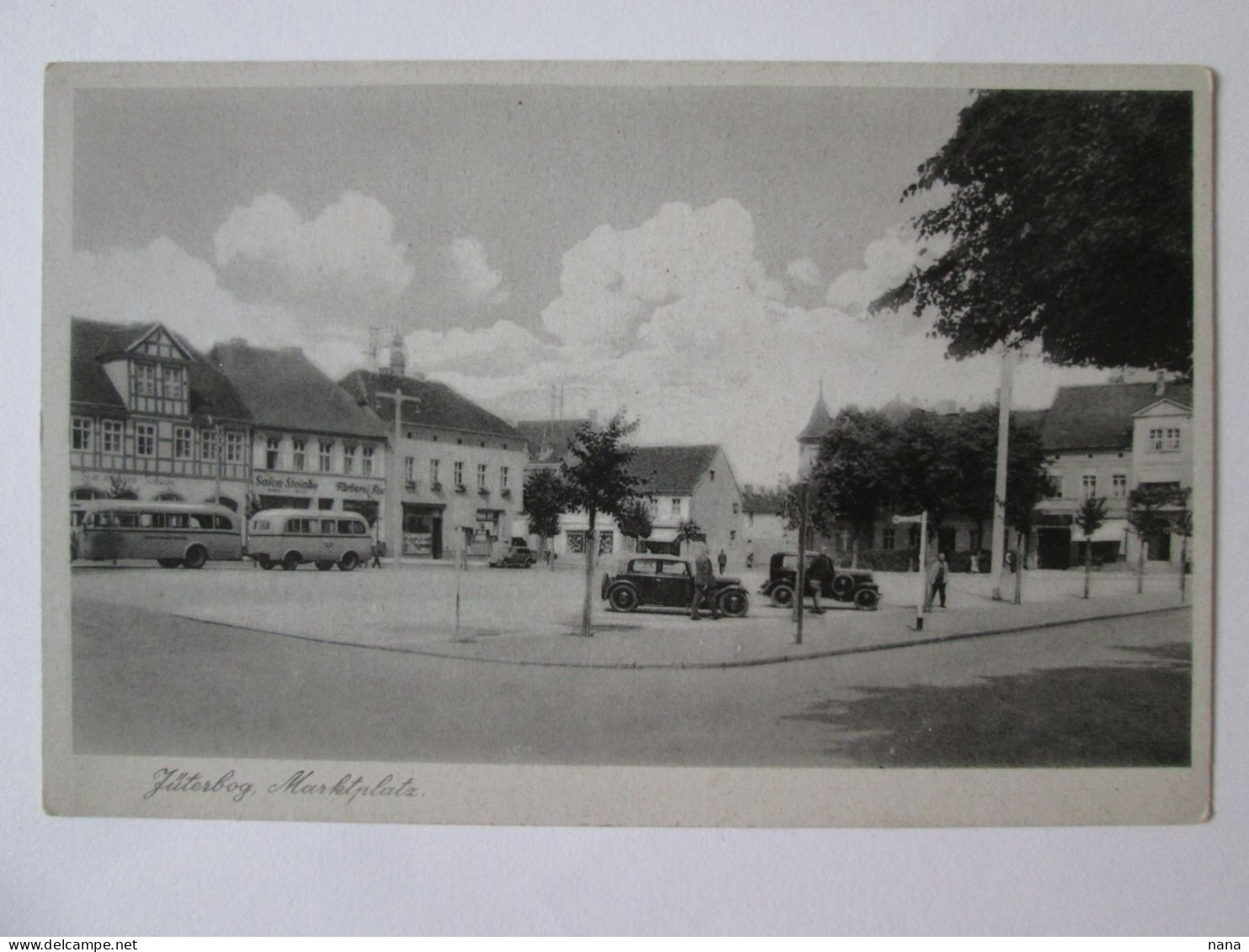 Germany-Juterbog/Jueterbog:Marktplatz/Marche Carte Post.vers 1940/Marketplace Postcard 1940s - Jueterbog