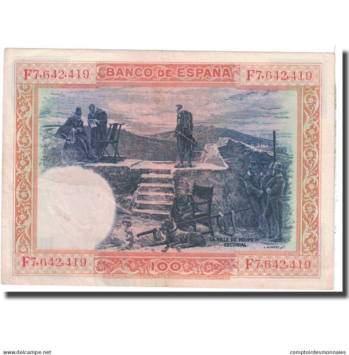 Billet, Espagne, 100 Pesetas, 1925, 1925-07-01, KM:69c, TTB - 100 Pesetas