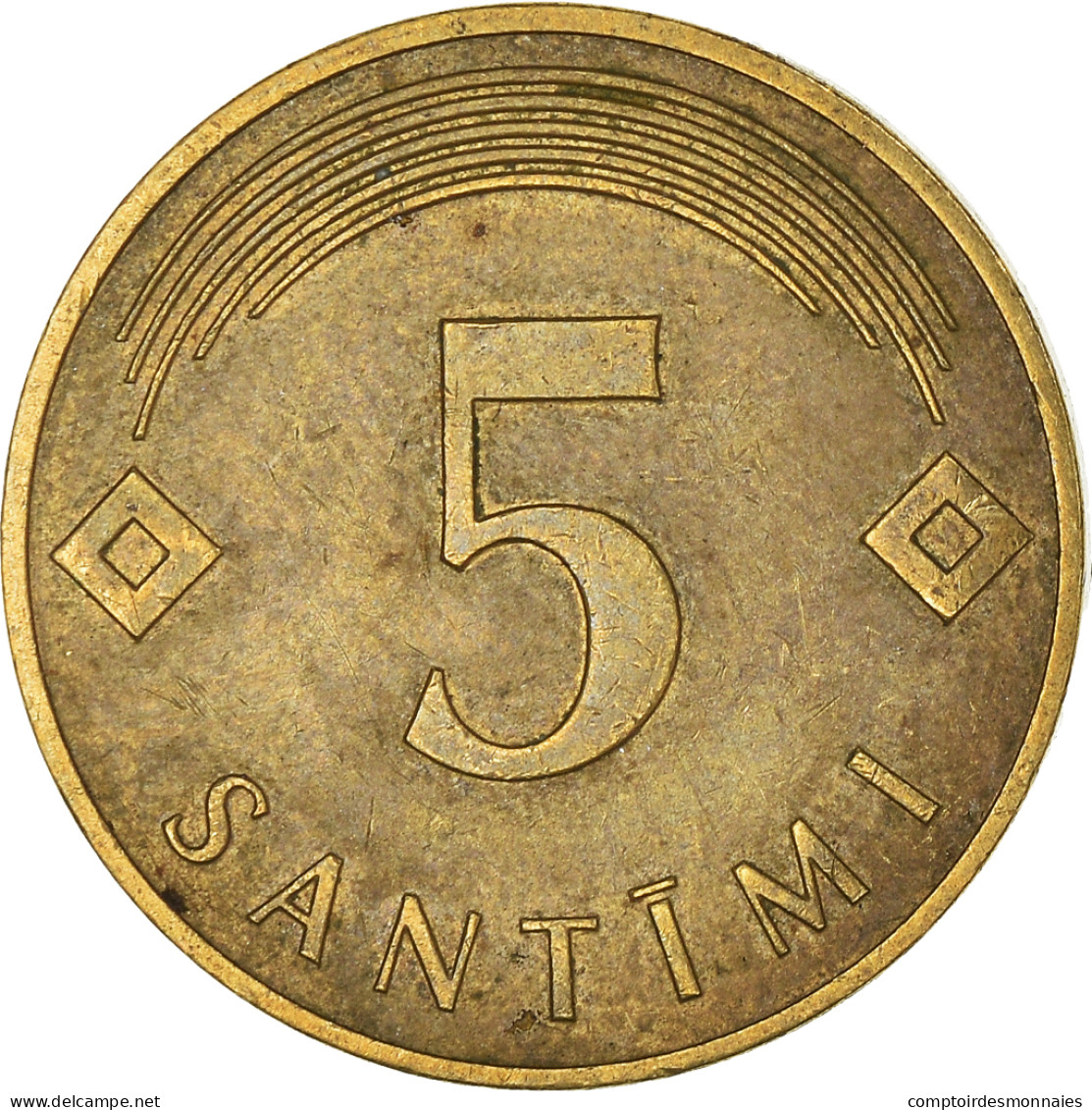 Monnaie, Lettonie, 5 Santimi, 2007 - Lettonie