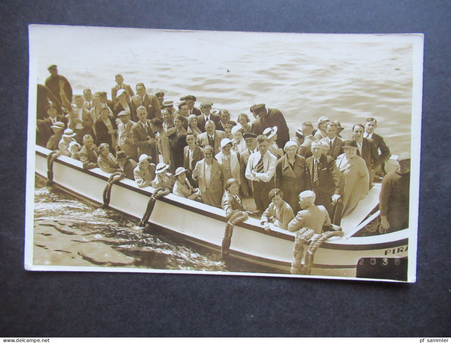 Echtfoto AK 1939 Helgoland / Gäste Beim Ausbooten - Helgoland