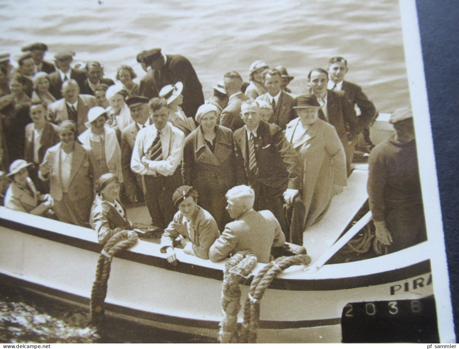 Echtfoto AK 1939 Helgoland / Gäste Beim Ausbooten - Helgoland