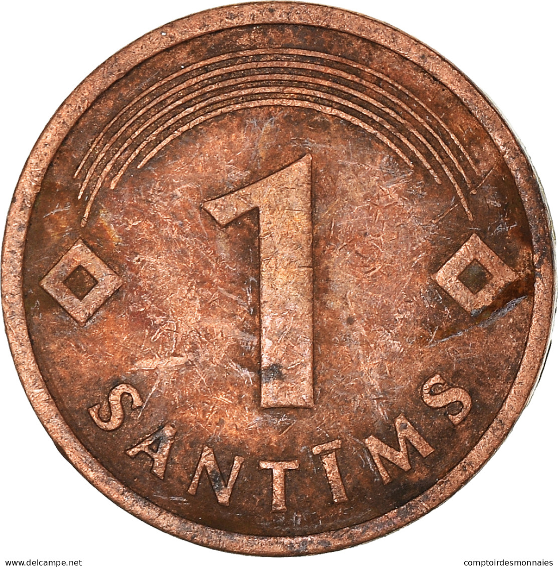 Monnaie, Lettonie, Santims, 1992 - Lettonie