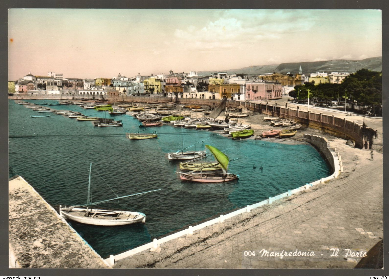 MANFREDONIA - 1962 - IL PORTO CON BARCHE - Manfredonia