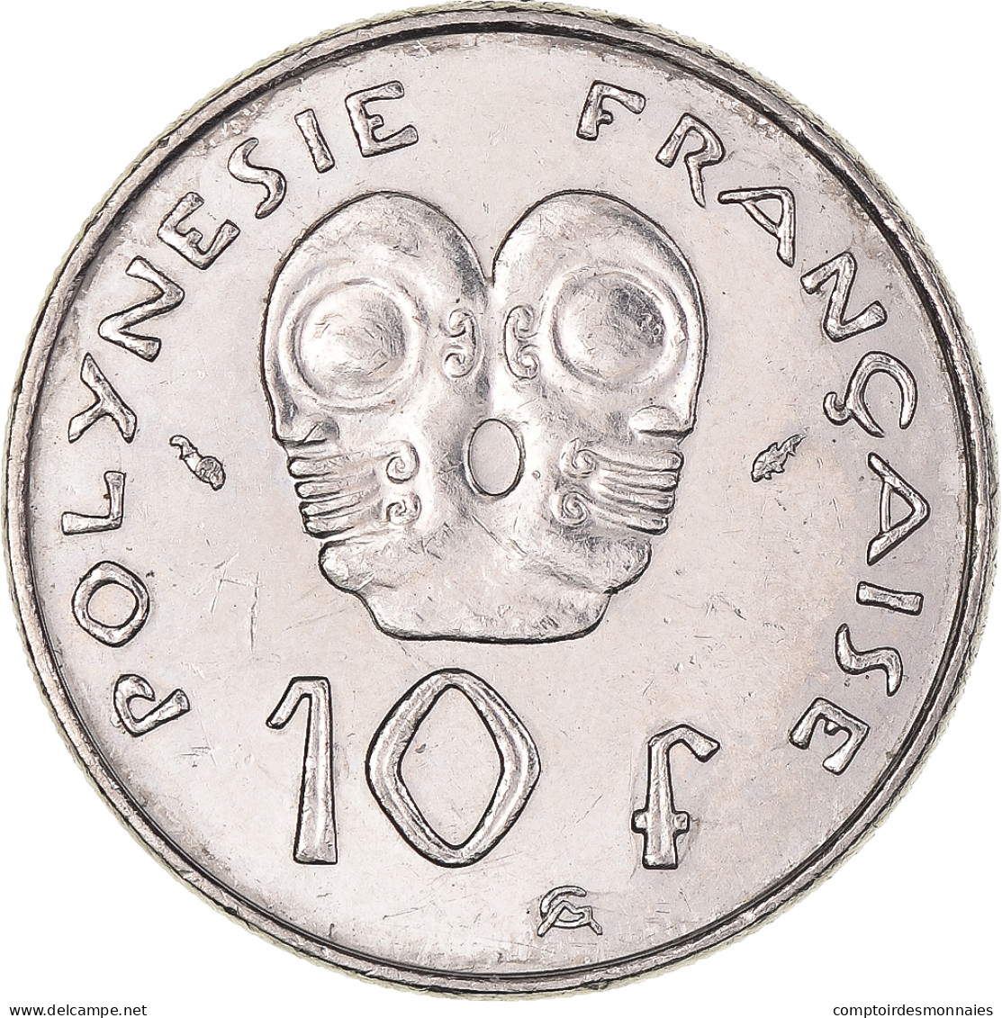 Monnaie, Polynésie Française, 10 Francs, 1992 - Polynésie Française