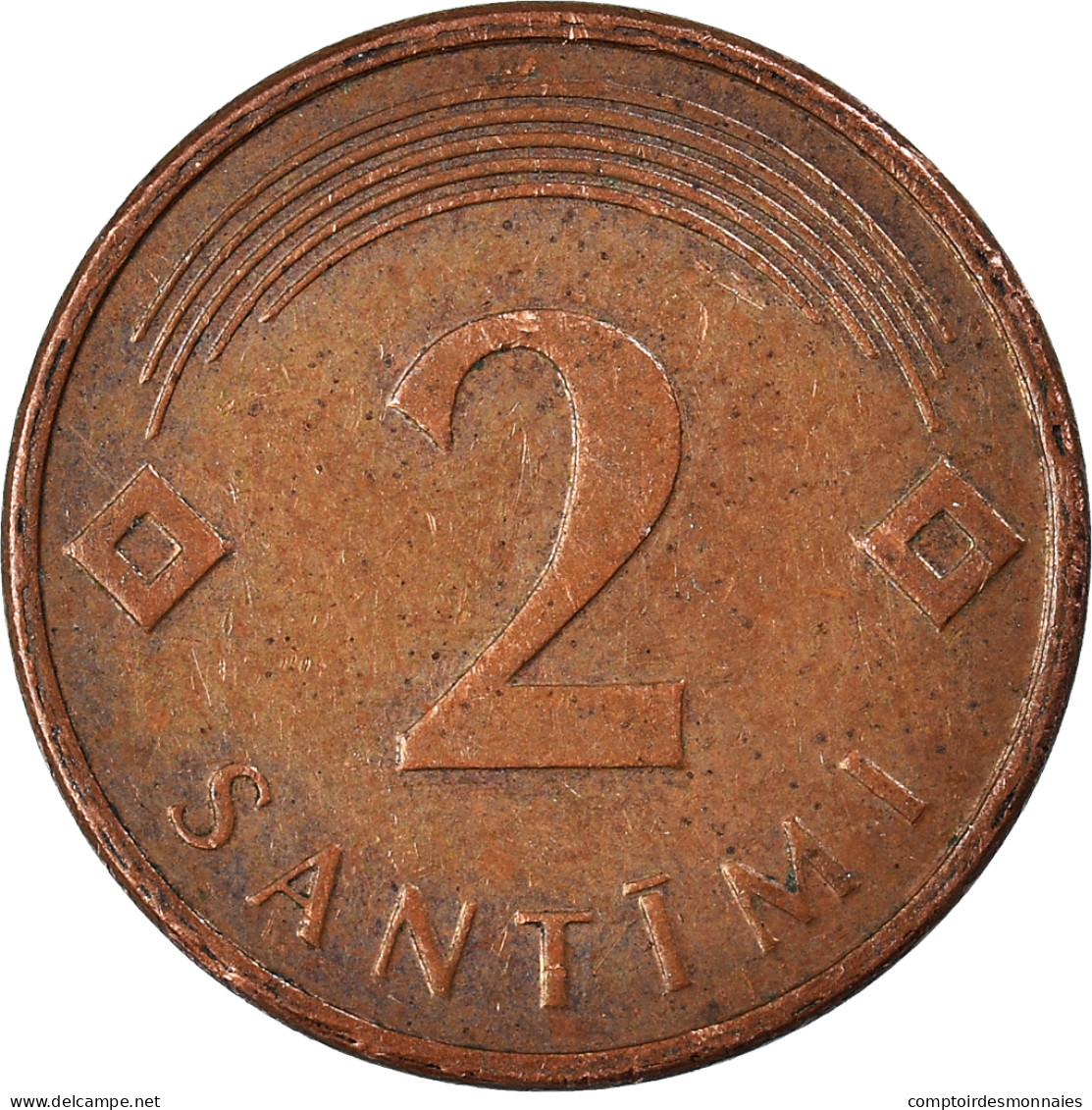 Monnaie, Lettonie, 2 Santimi, 2007 - Lettonie
