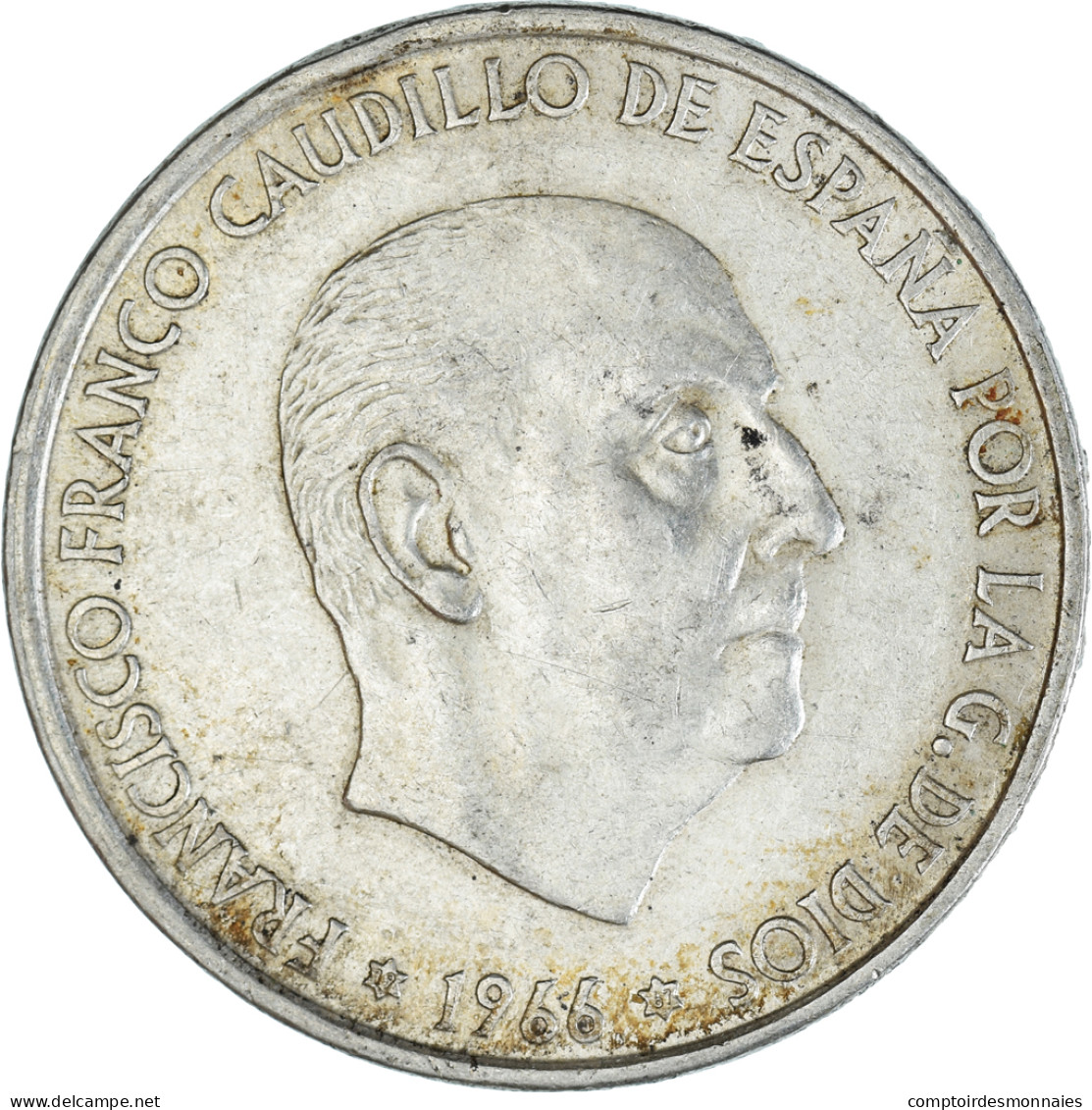Monnaie, Espagne, Caudillo And Regent, 100 Pesetas, 1968, Madrid, TTB, Argent - 100 Peseta