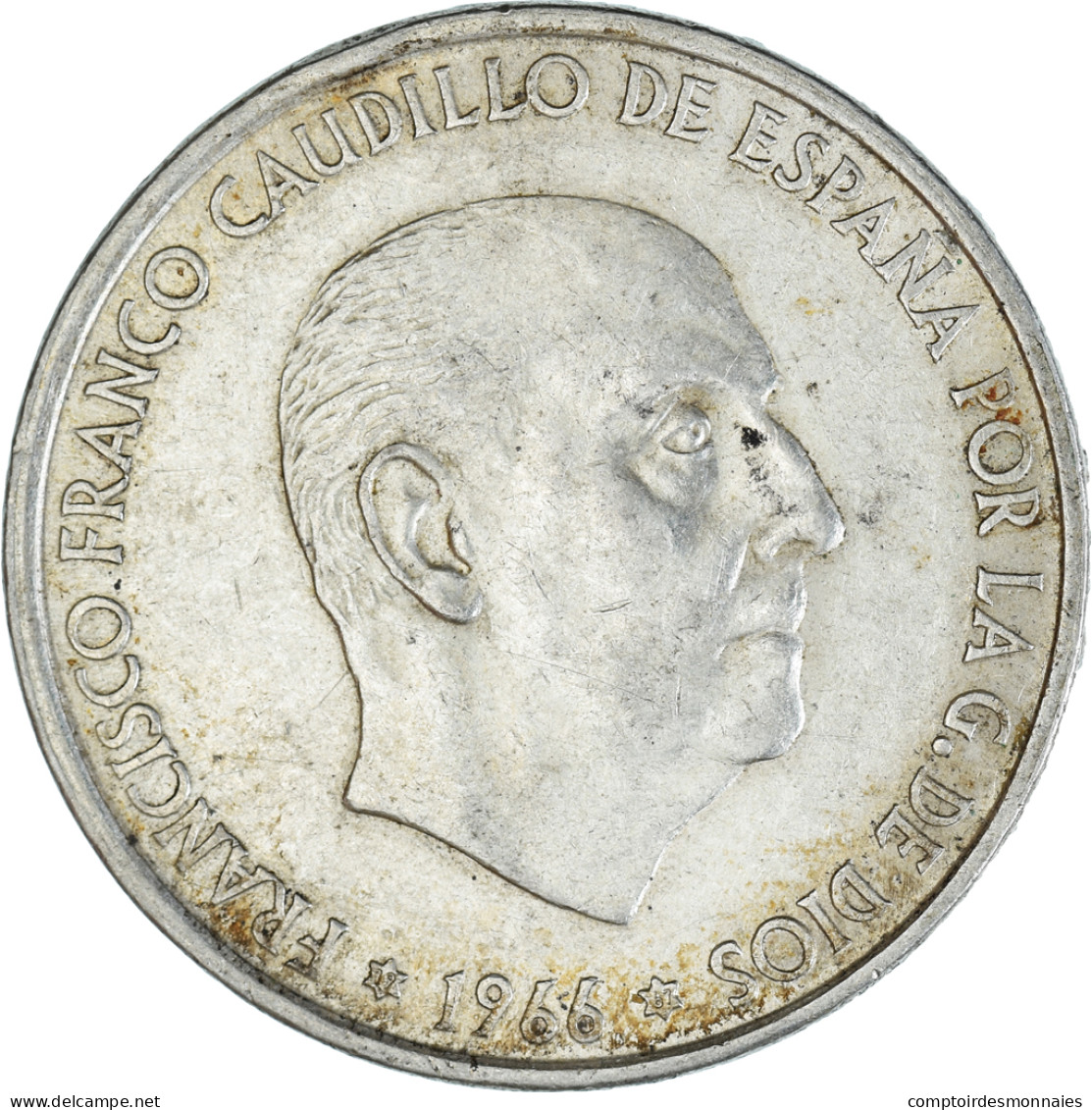 Monnaie, Espagne, Caudillo And Regent, 100 Pesetas, 1968, Madrid, TTB, Argent - 100 Pesetas