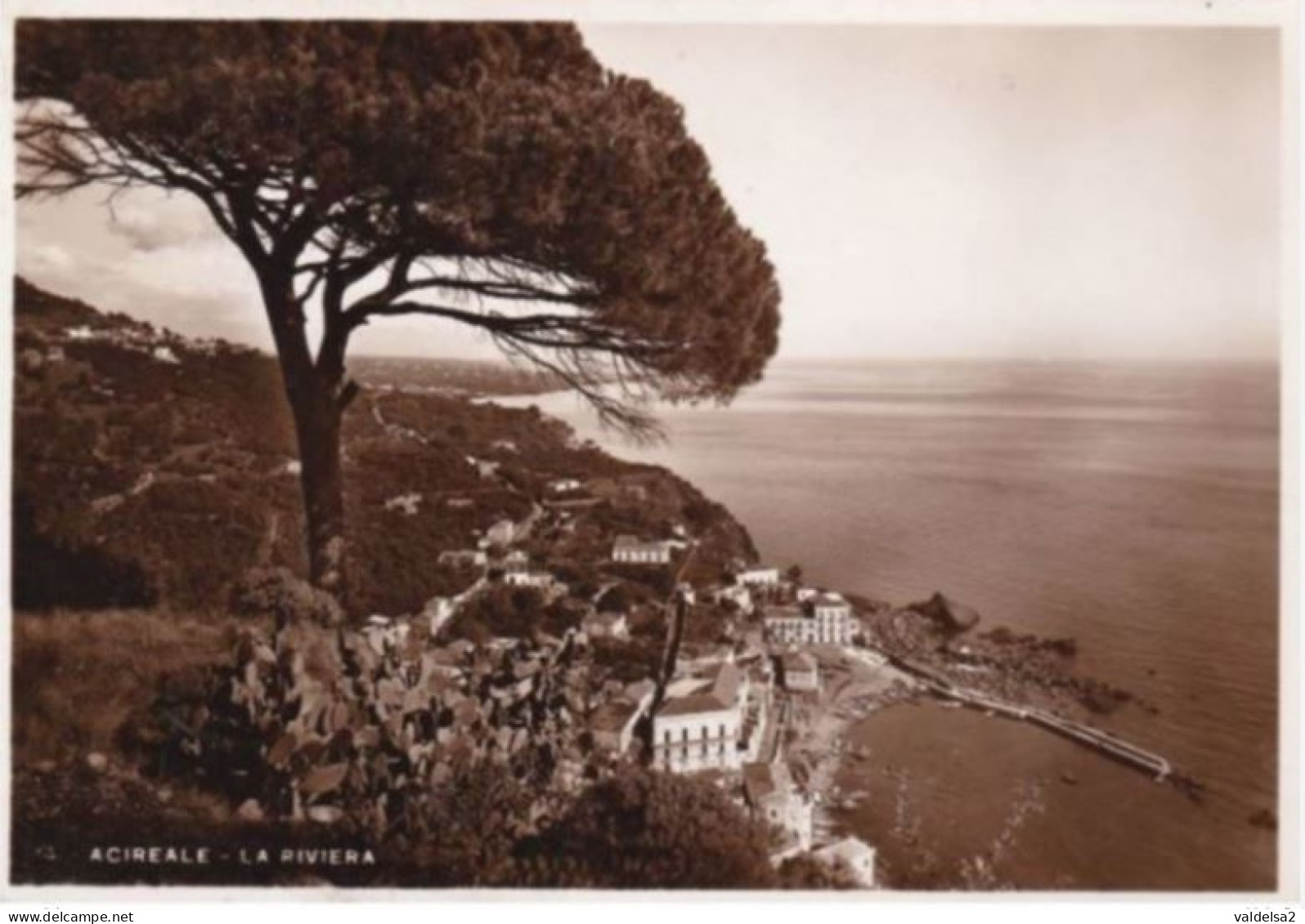 ACIREALE - CATANIA - PANORAMA DELLA RIVIERA - 1949 - Acireale