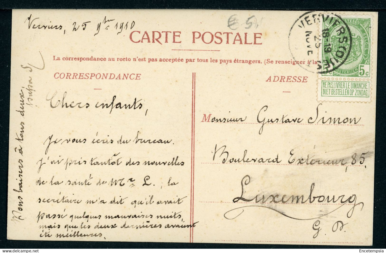 CPA - Carte Postale - Belgique - Verviers - Eglise St Remacle - 1910 (CP23063) - Verviers