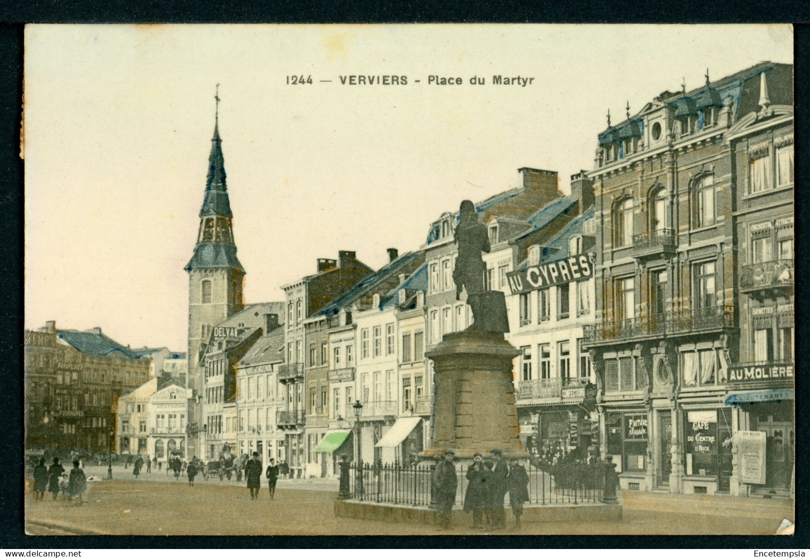CPA - Carte Postale - Belgique - Verviers - Place Du Martyr - 1909 (CP23065) - Verviers