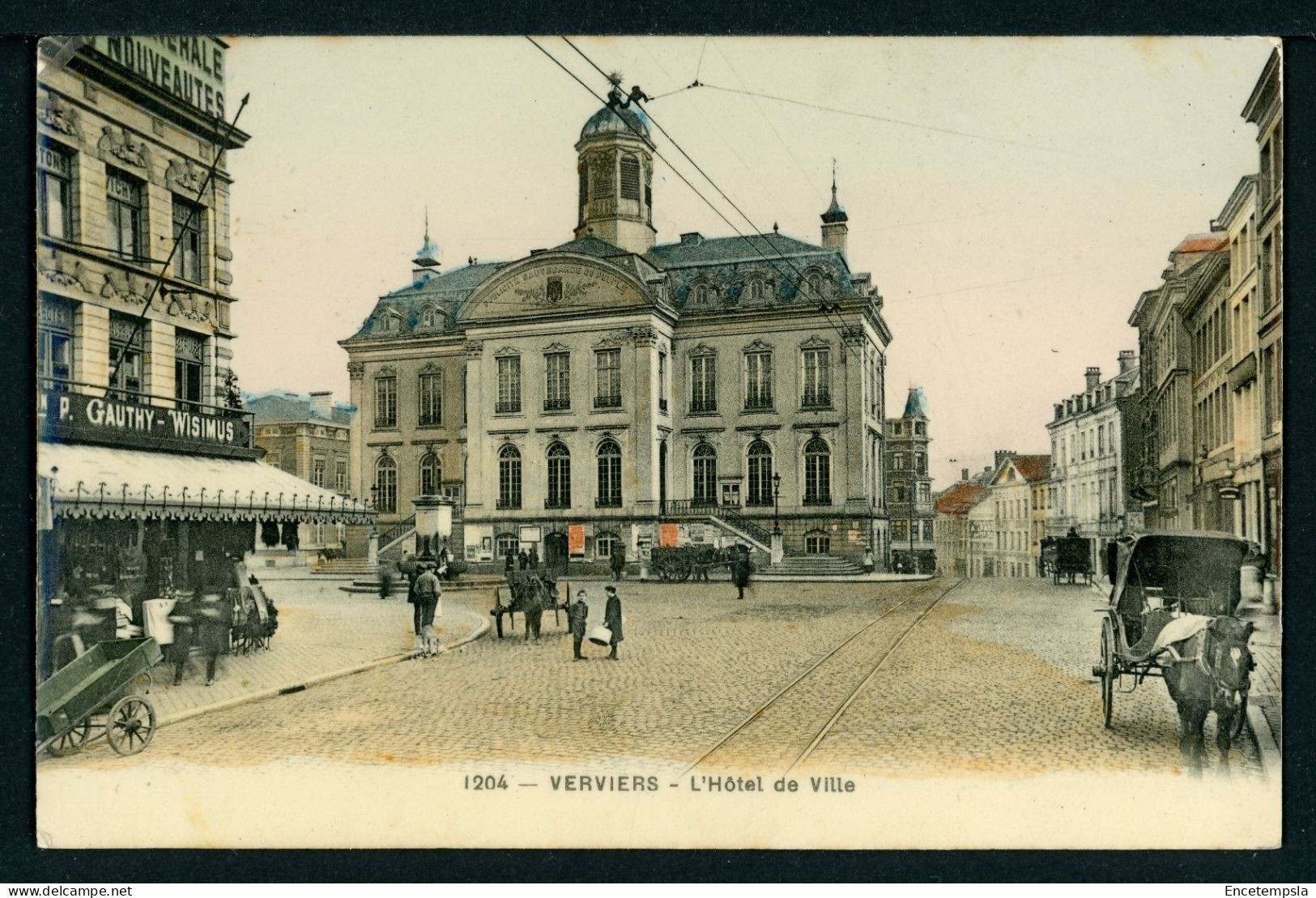 CPA - Carte Postale - Belgique - Verviers - L'Hôtel De Ville - 1909 (CP23066) - Verviers