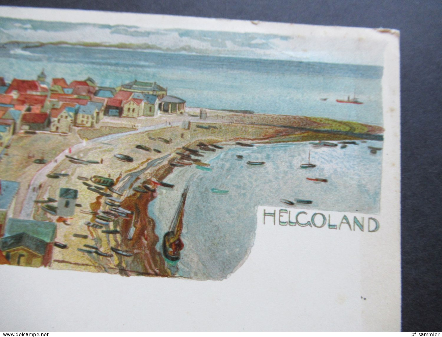 AK / Litho Um 1900 Helgoland / Veltens Künstler PK / Schmidt - Staub & Co. Nürnberg / E.Nister Lith - Helgoland