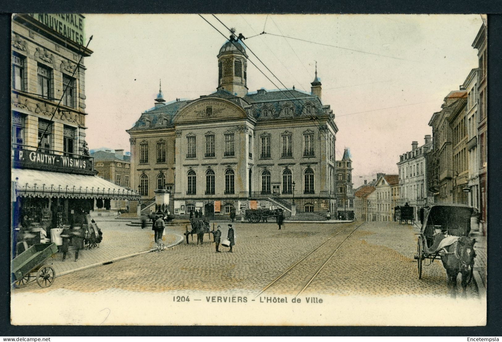 CPA - Carte Postale - Belgique - Verviers - L'Hôtel De Ville - 1909 (CP23067) - Verviers