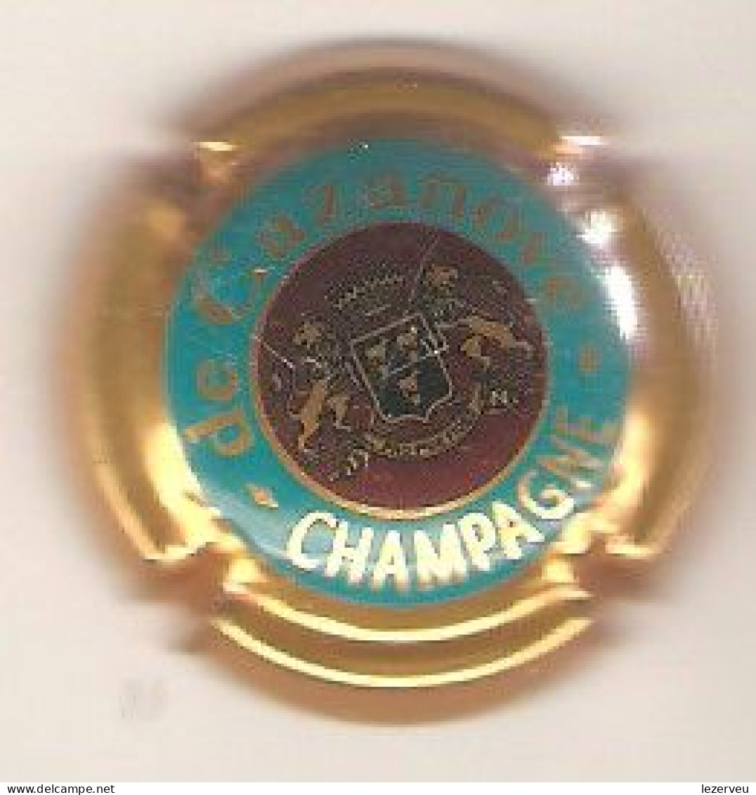 CAPSULE DE MUSELET CHAMPAGNE De CAZANOVE CENTRE ROUGE - De Cazanove