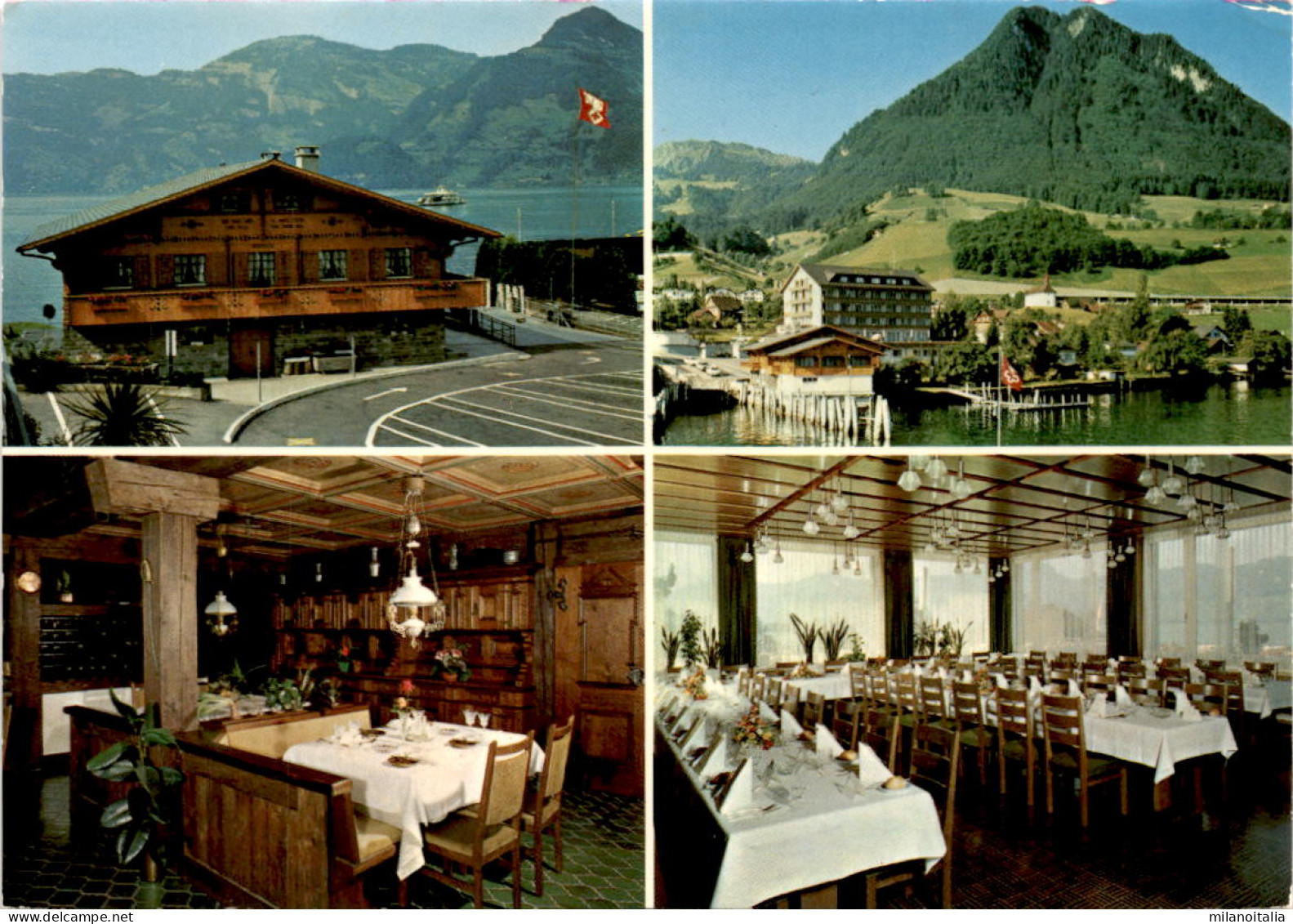 Sternen-Hotel, Beckenried - 4 Bilder (9231) * 20. 11. 1978 - Beckenried