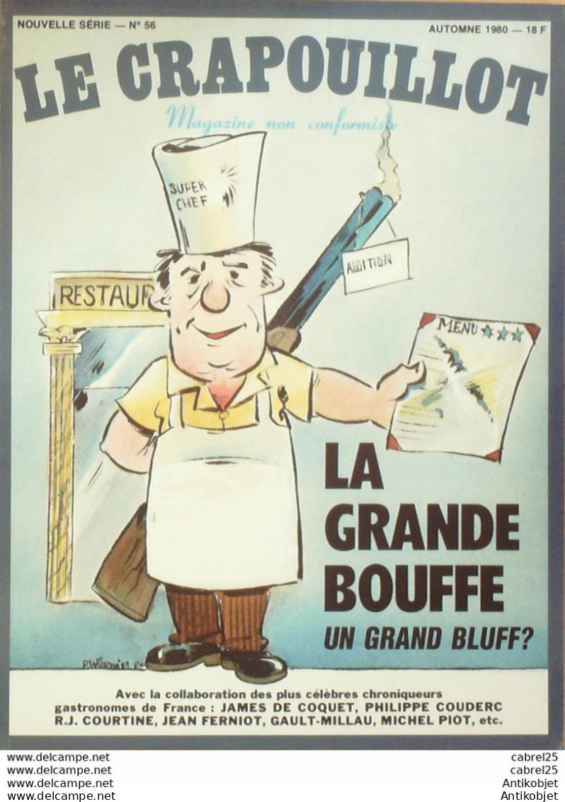 Le Crapouillot N°56 La GRANDE BOUFFE Jean Ferniot, Bocuse Pompidou - Humour