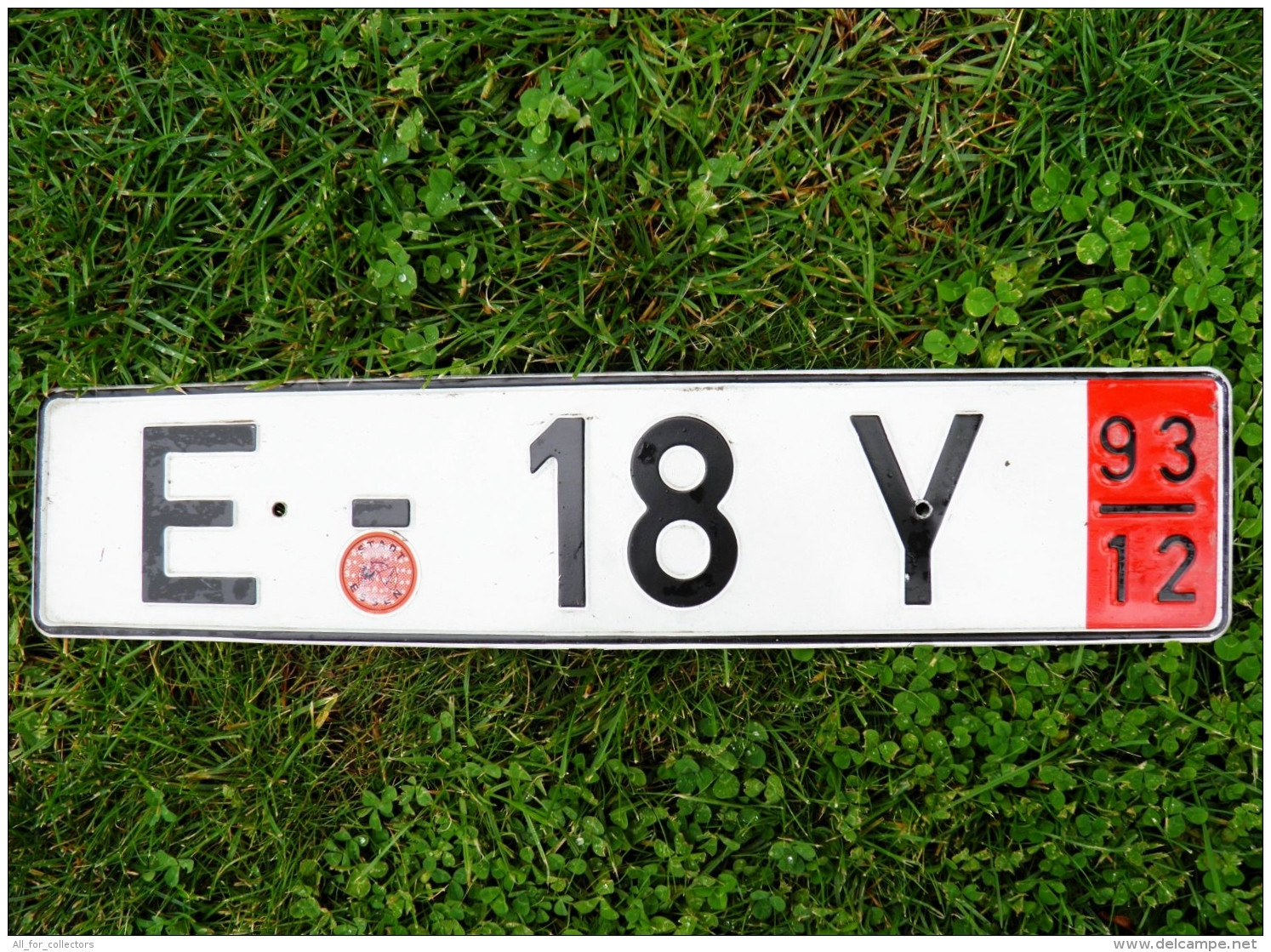 Number Plates License Plates Temporary From Germany Stadt Essen - Kennzeichen & Nummernschilder