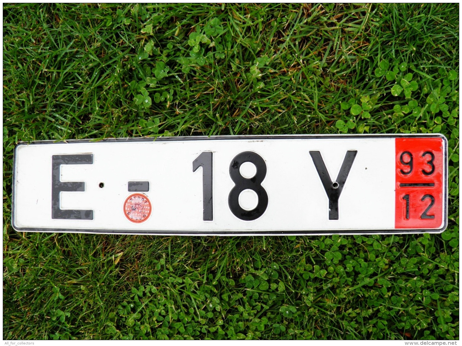 Number Plates License Plates Temporary From Germany Stadt Essen - Number Plates