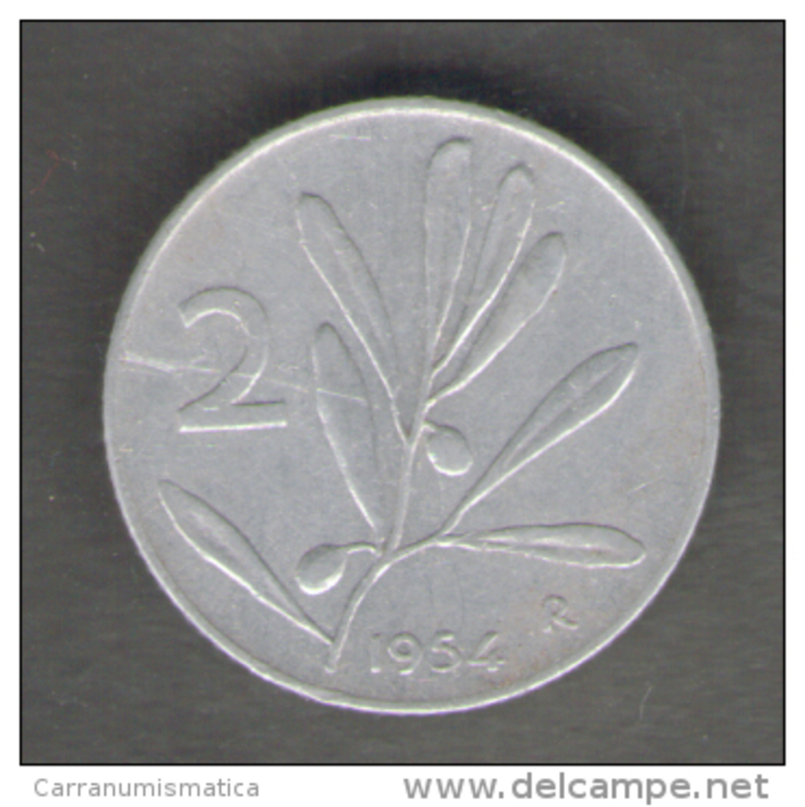 ITALIA 2 LIRE 1954 - 2 Lire