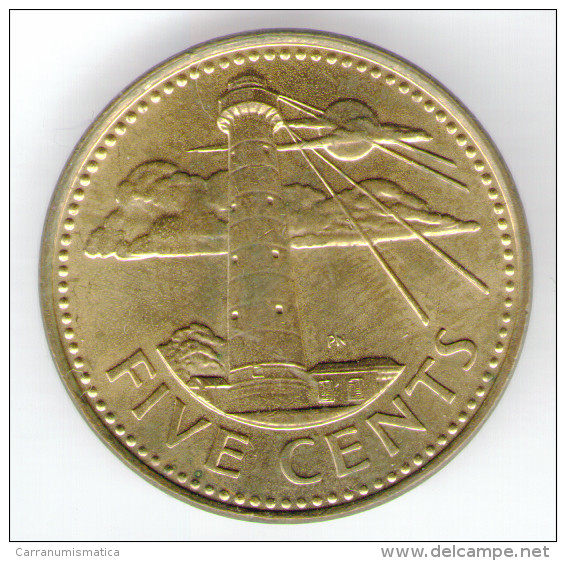 BARBADOS 5 CENTS 1988 - Barbades