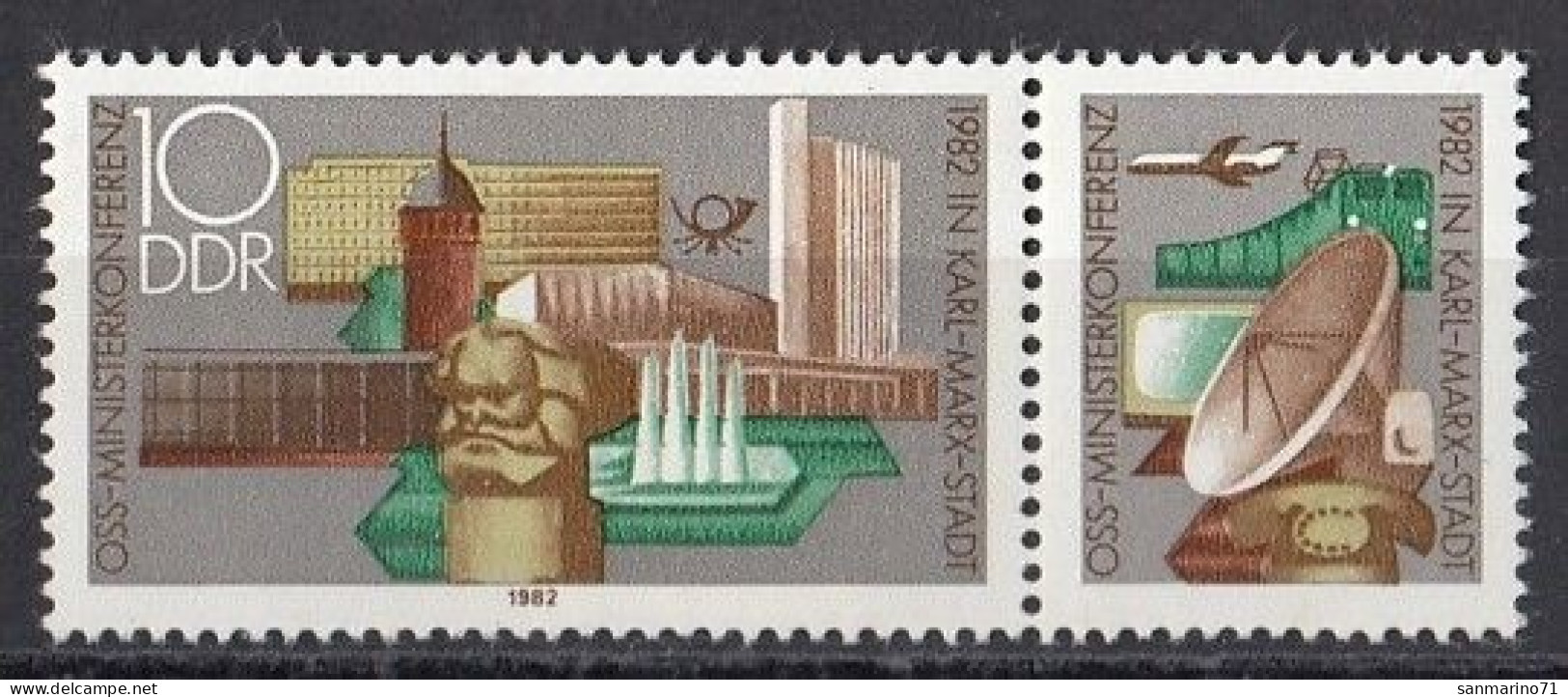 GERMANY DDR 2732,unused - Karl Marx