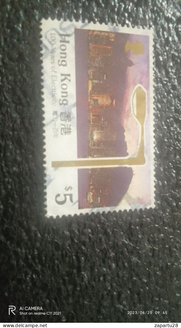 HONG KONG--1990-       5$            USED - Oblitérés