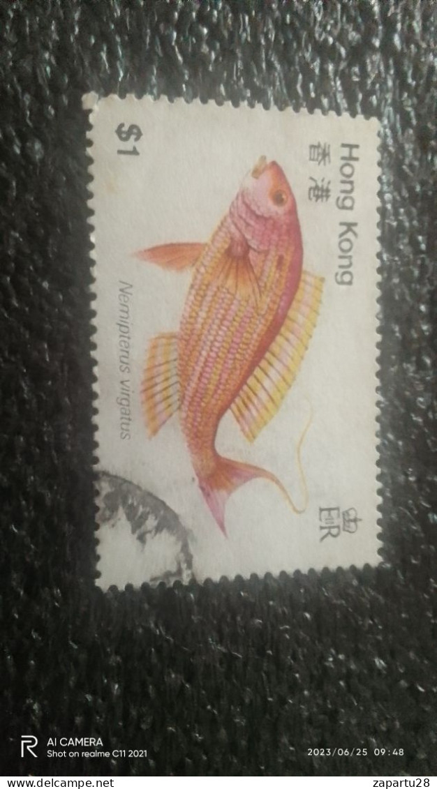 HONG KONG--1980-90       1$            USED - Used Stamps