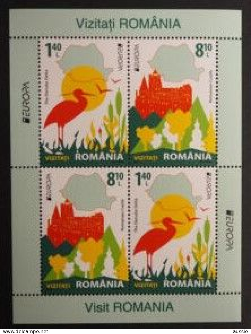 Roumanie Romania CEPT 2012  Micheln° Bloc 529 I Yvertn° 2 X 5421-5422 *** MNH Cote 14 € Europa Tourisme - 2012