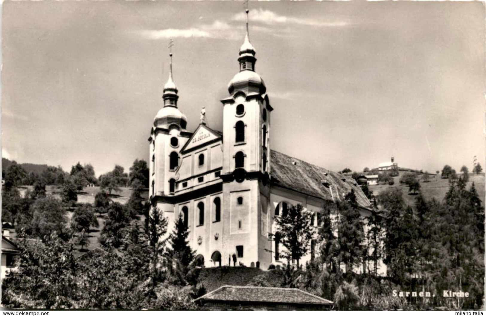 Sarnen, Kirche (6323) * 19. 8. 1958 - Sarnen