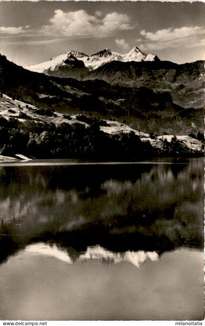 Lungernsee Mit Wetterhorngruppe (7151) * 9. 7. 1952 - Lungern