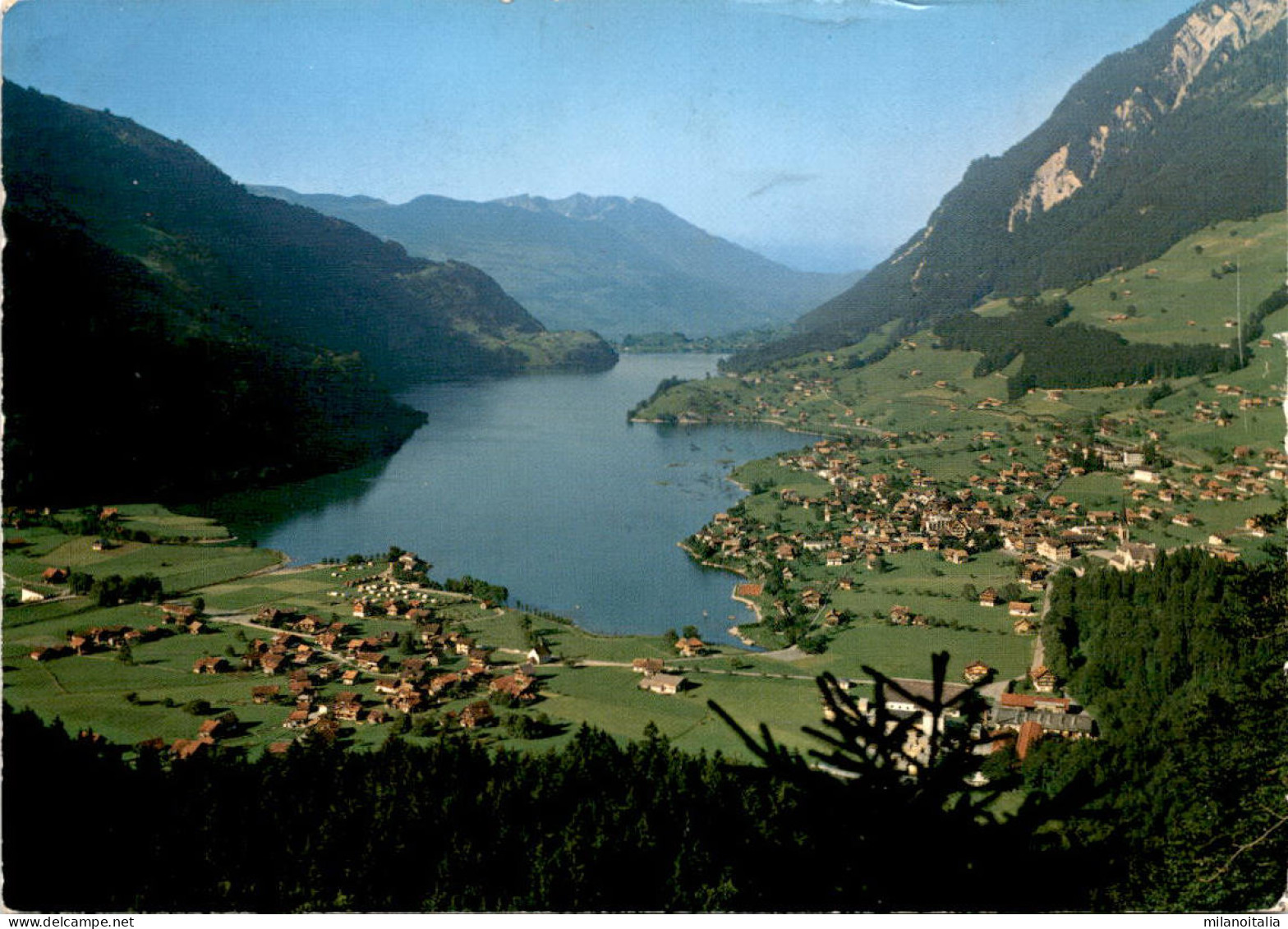 Kurort Lungern Am See Mit Pilatus (85) * 23. 8. 1968 - Lungern