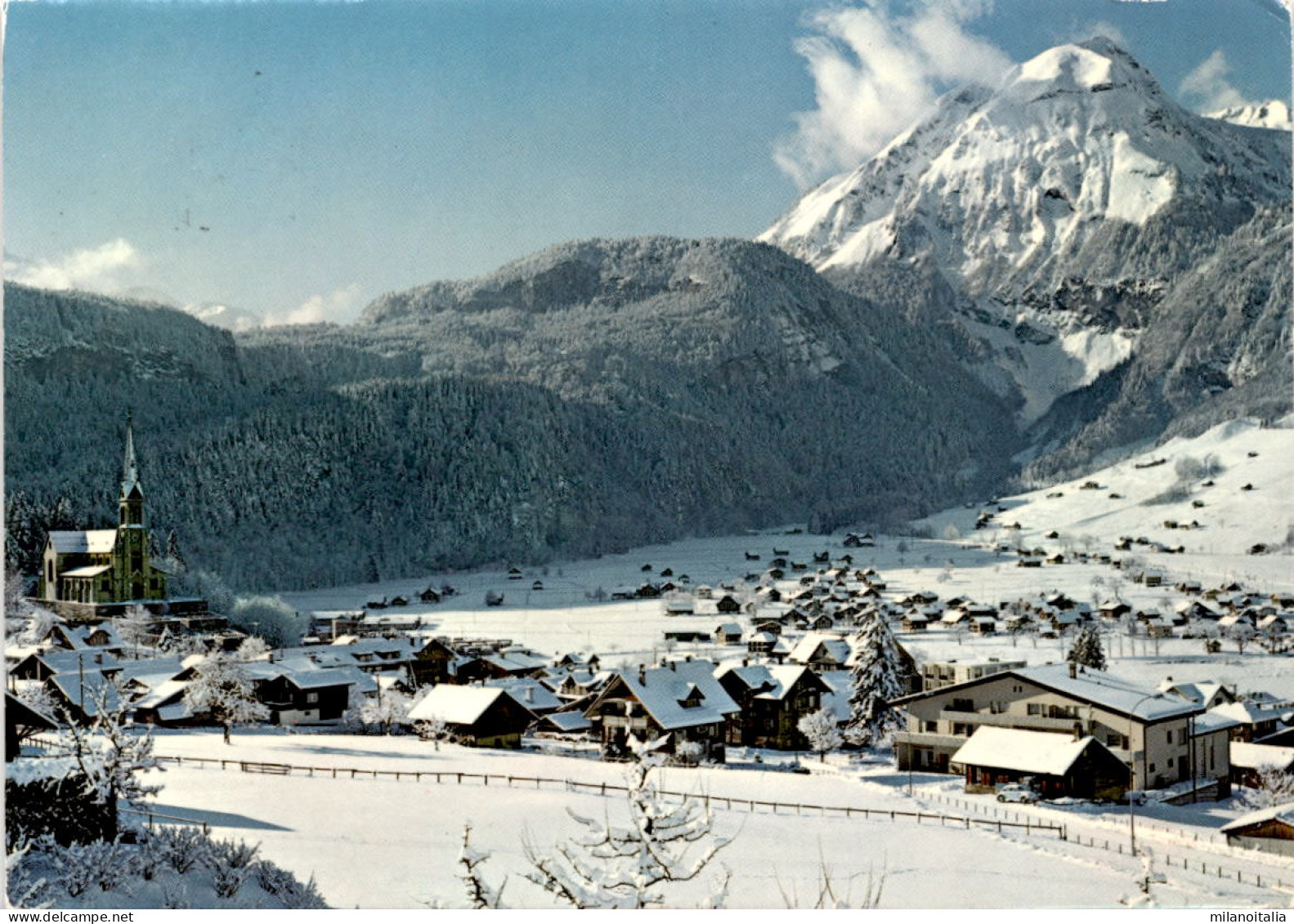 Kurort Lungern Mit Wildgärst Und Wilerhorn (537) - Lungern