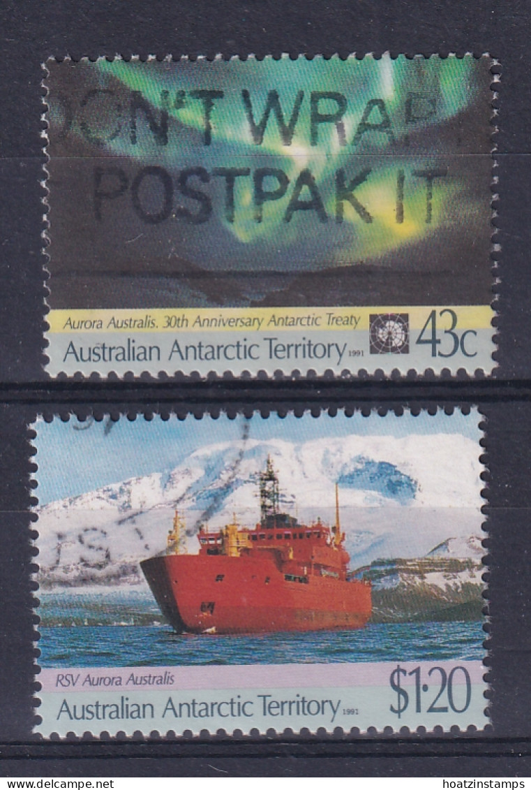 AAT (Australia): 1991   30th Anniv Of Antarctic Treaty   Used - Usados