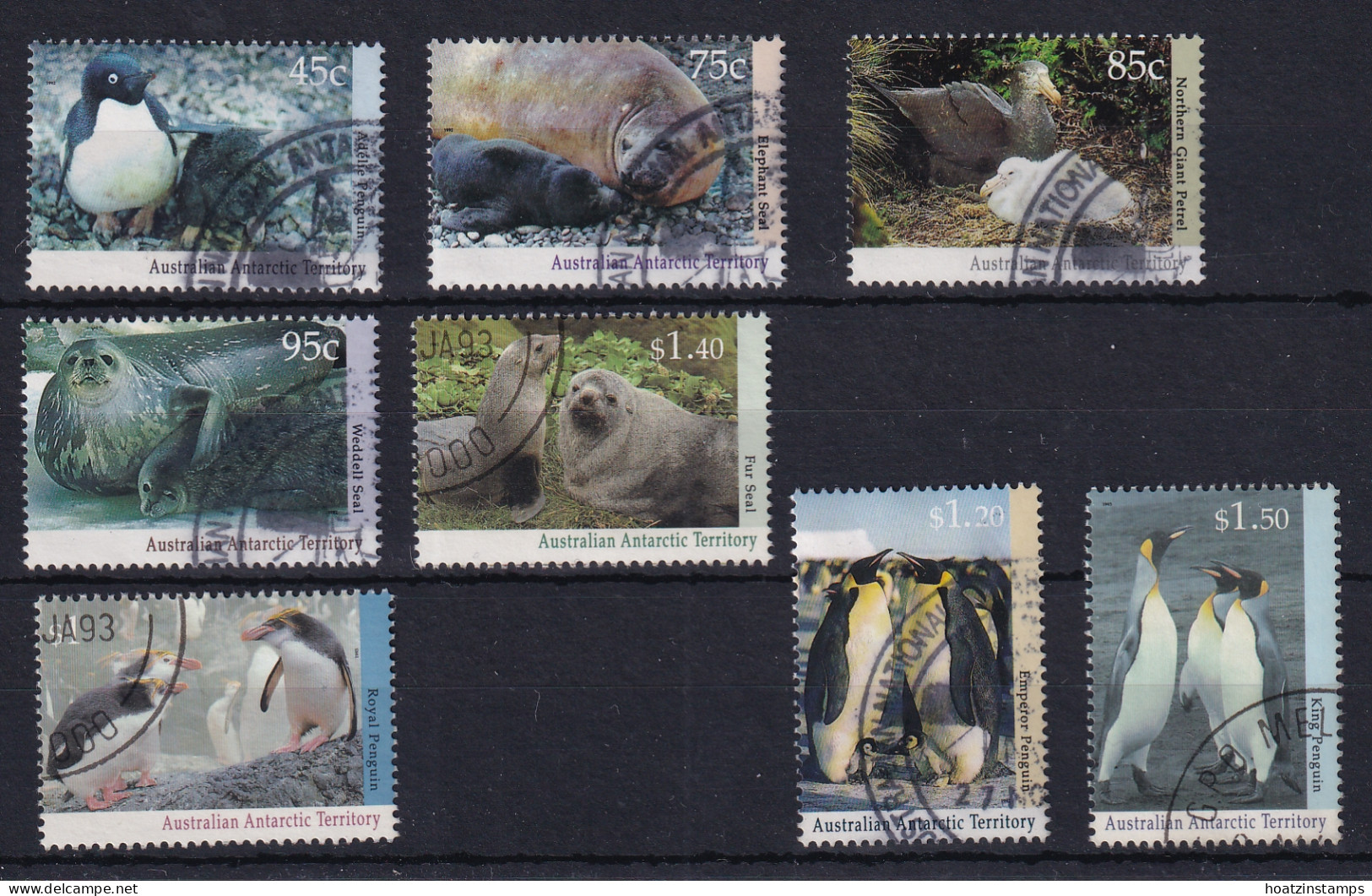 AAT (Australia): 1992/93   Antarctic Wildlife    Used - Gebraucht