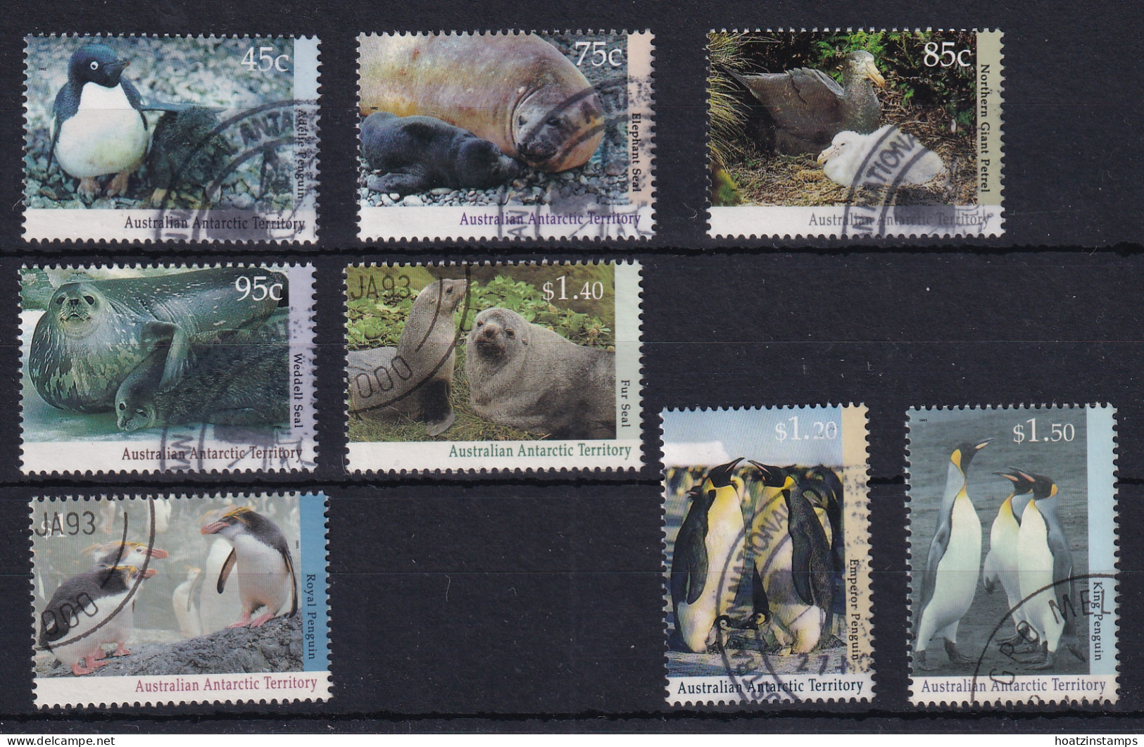 AAT (Australia): 1992/93   Antarctic Wildlife    Used - Used Stamps