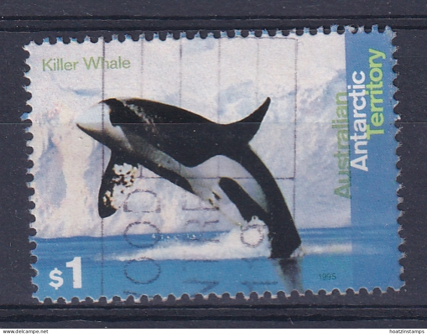 AAT (Australia): 1995   Whales And Dolphins  SG111   $1   Used - Gebraucht