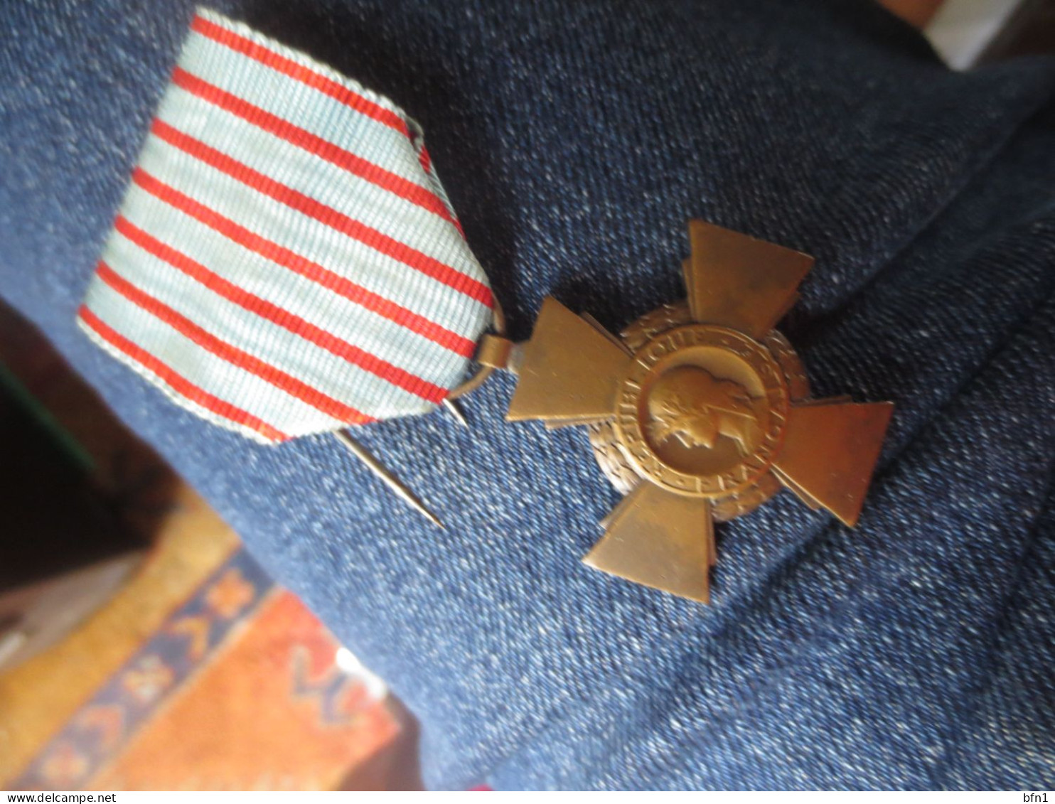 MEDAILLE CROIX DU COMBATTANT - Francia