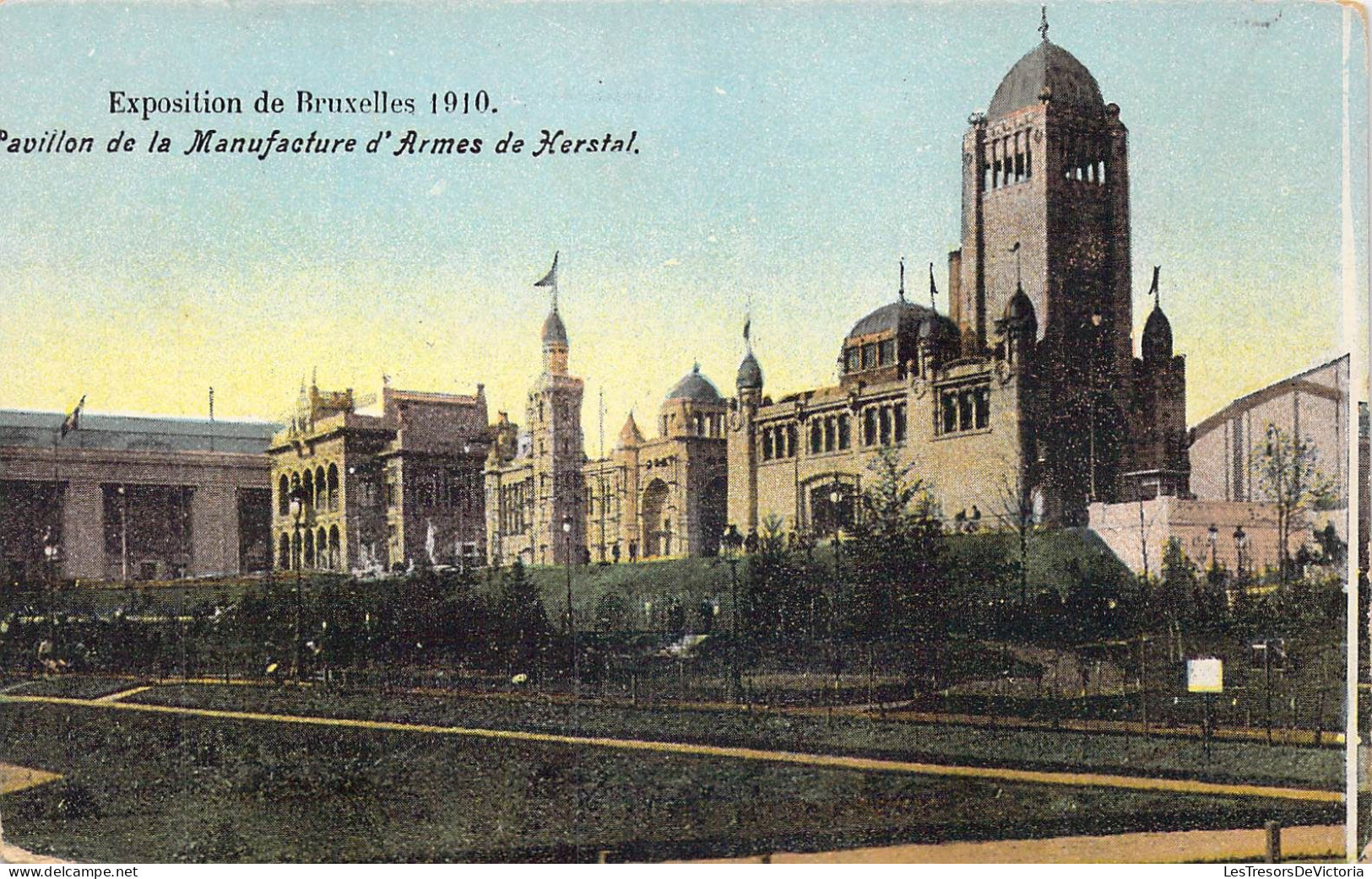 BELGIQUE - Bruxelles - Exposition De Bruxelles 1910 - Pavillon De La Manufacture D'Armes De.. - Carte Postale Ancienne - Universal Exhibitions