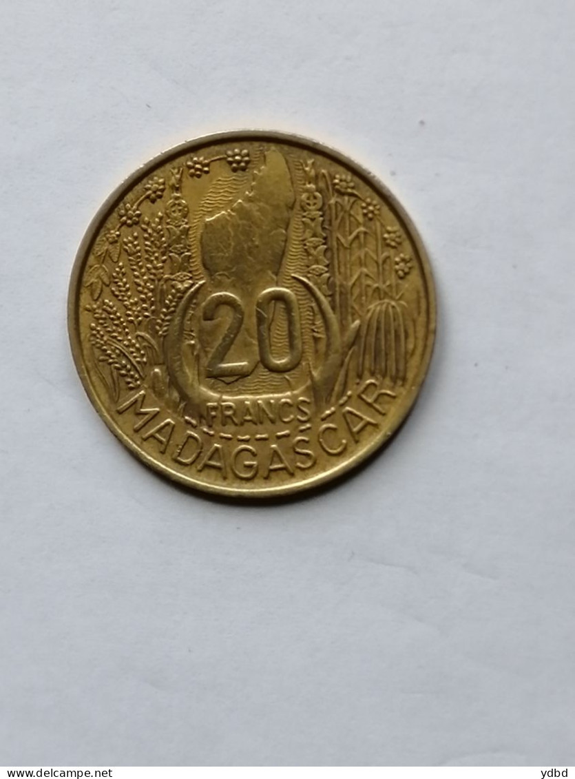 MADAGASCAR = PIECE DE  MONNAIE DE 20 FRANCS DE 1953 - Madagaskar