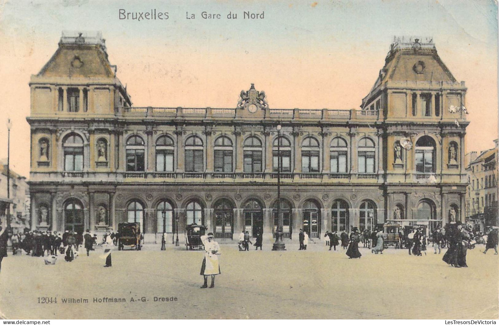 BELGIQUE - Bruxelles - La Gare Du Nord - Carte Postale Ancienne - Spoorwegen, Stations