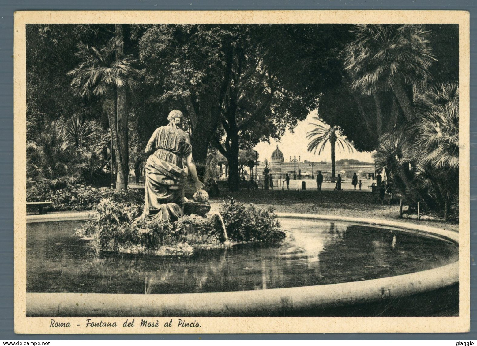 °°° Cartolina - Roma N. 97 Fontana Del Mosè Al Pincio Viaggiata °°° - Fontana Di Trevi