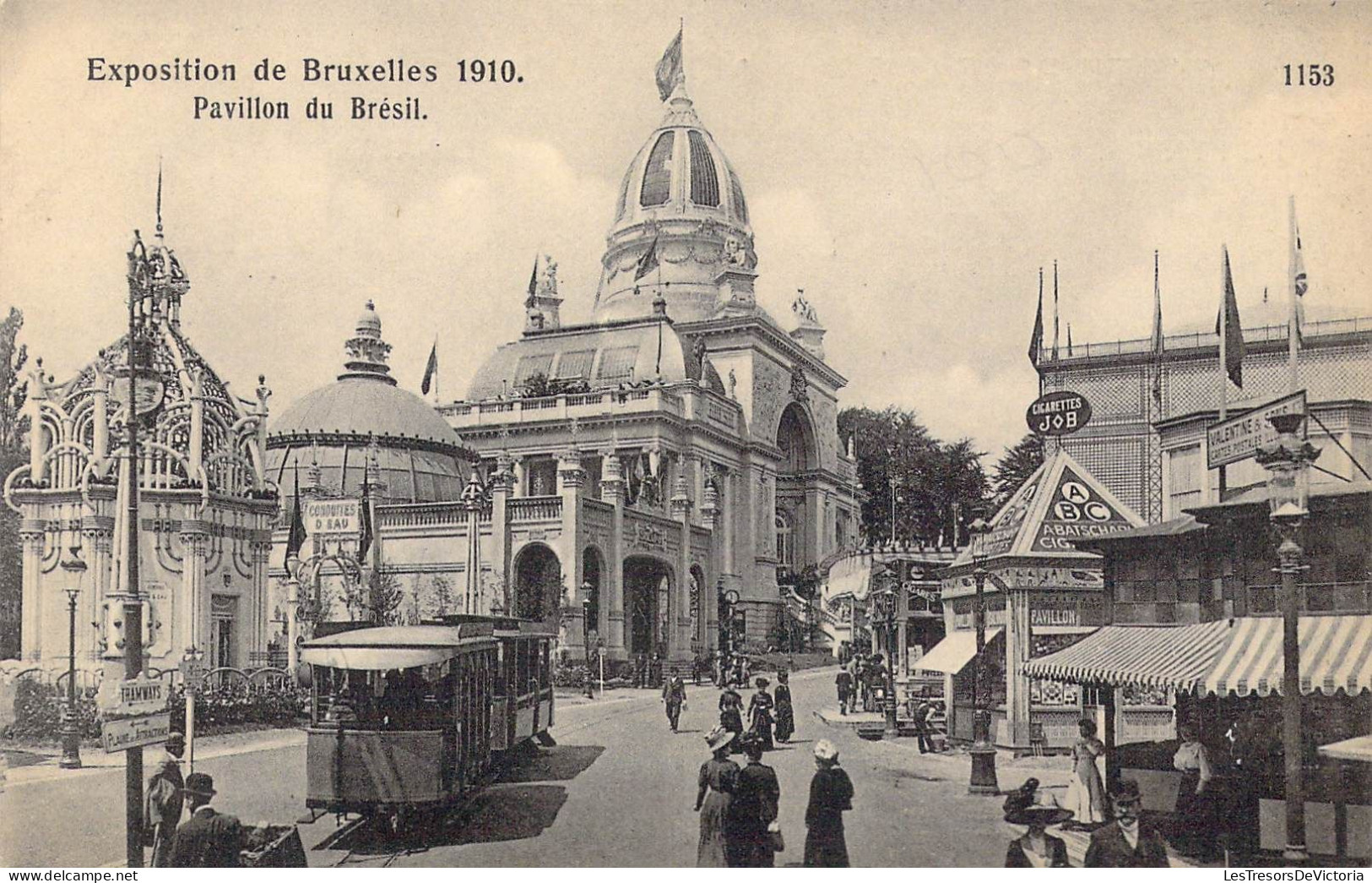 BELGIQUE - Bruxelles - Exposition De Bruxelles 1910 - Pavillon Du Brésil - Carte Postale Ancienne - Mostre Universali