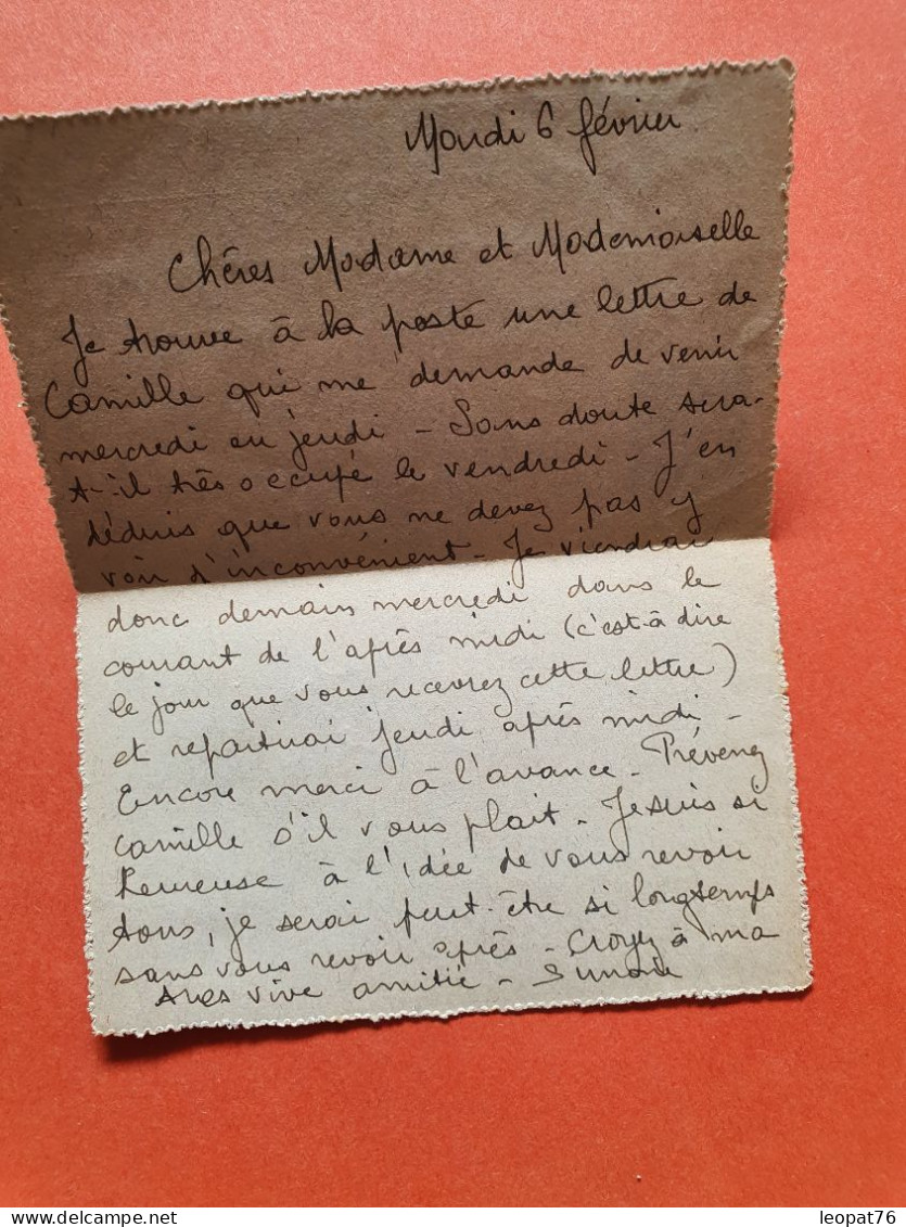 Entier Postal Type Mercure De Paris Pour Nanteuil Les Meaux En 1940 - Réf J 299 - Kaartbrieven