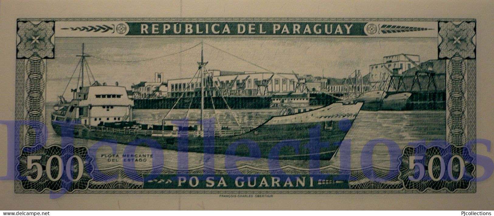 PARAGUAY 500 GUARANIES 1952 PICK 212 UNC - Paraguay