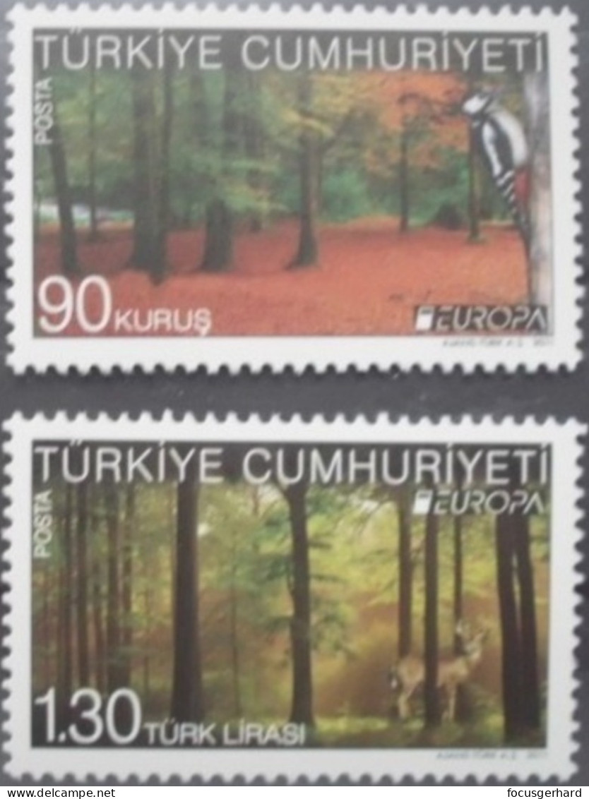 Türkei    Der Wald   Europa   Cept   2011  ** - 2011