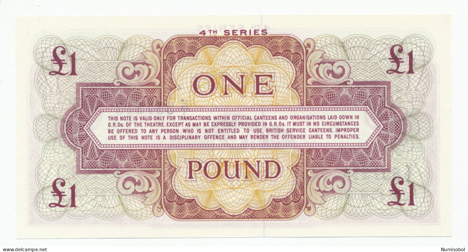 GREAT BRITAIN - 1 Pound (ND) British Armed Forces. PM36, UNC (GB015) - British Armed Forces & Special Vouchers